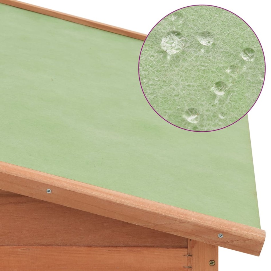 Gallinero con ponedero madera maciza de