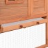 Gallinero con ponedero madera maciza de