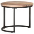 Mesitas auxiliares 3 piezas madera maciza