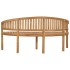 Banco banana de madera maciza de teca 180