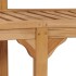 Banco banana de madera maciza de teca 180