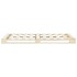 Estructura de cama de palés madera maciza de pino 140x200