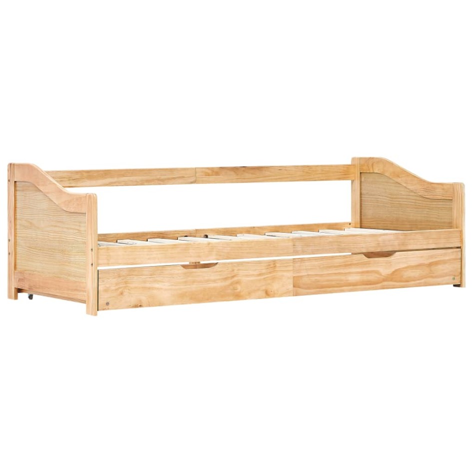 Estructura de sofá cama extraíble madera de pino 90x200