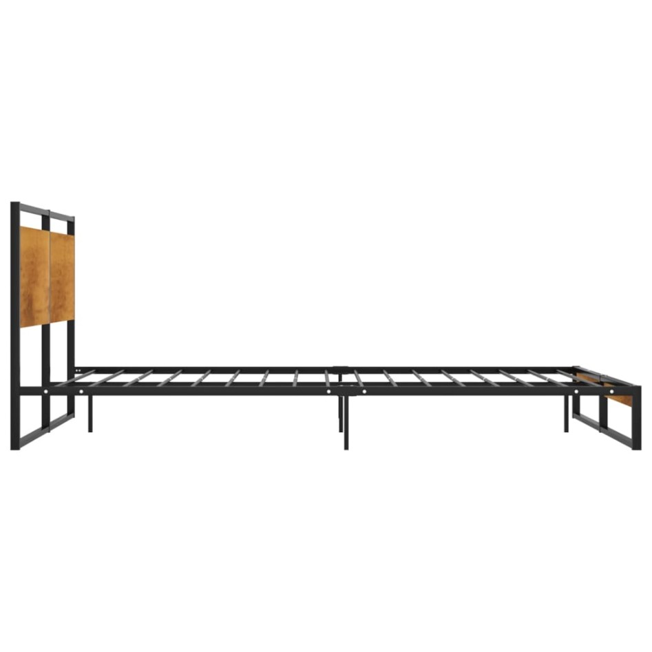 Estructura de cama de metal 120x200