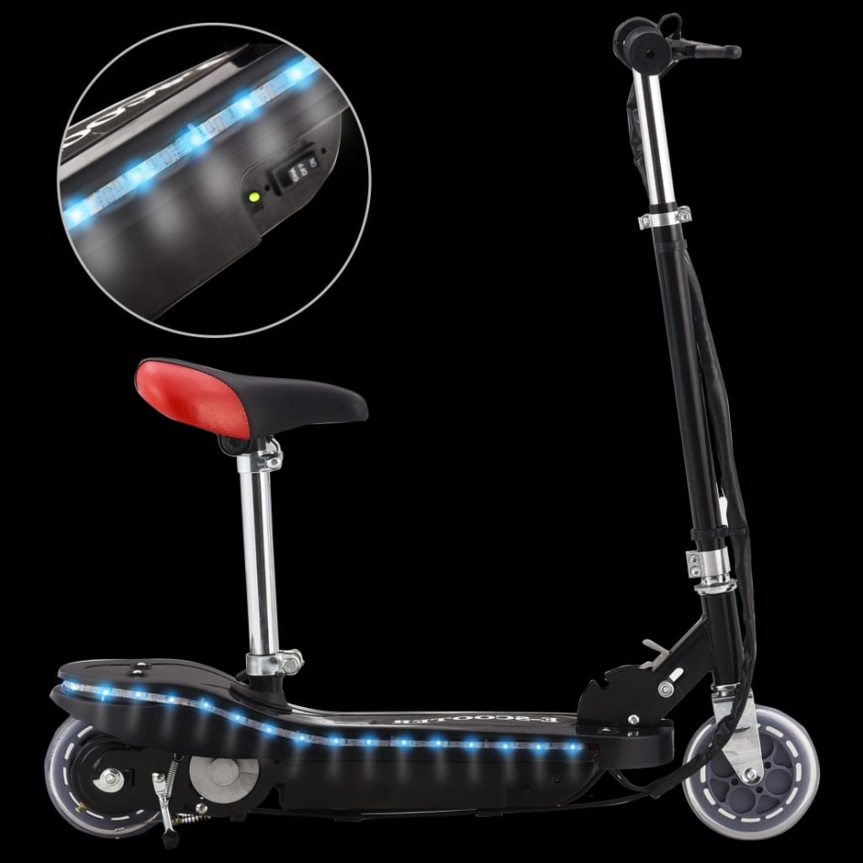 Patinete eléctrico con asiento y LED 120 W