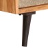 Aparador de madera maciza de acacia 80x30x75