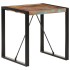 Mesa de comedor de madera maciza reciclada 70x70x75