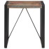 Mesa de comedor de madera maciza reciclada 70x70x75