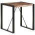 Mesa de comedor de madera maciza reciclada 70x70x75