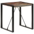 Mesa de comedor de madera maciza reciclada 70x70x75