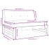 Sofá central madera maciza de abeto Douglas 120x80
