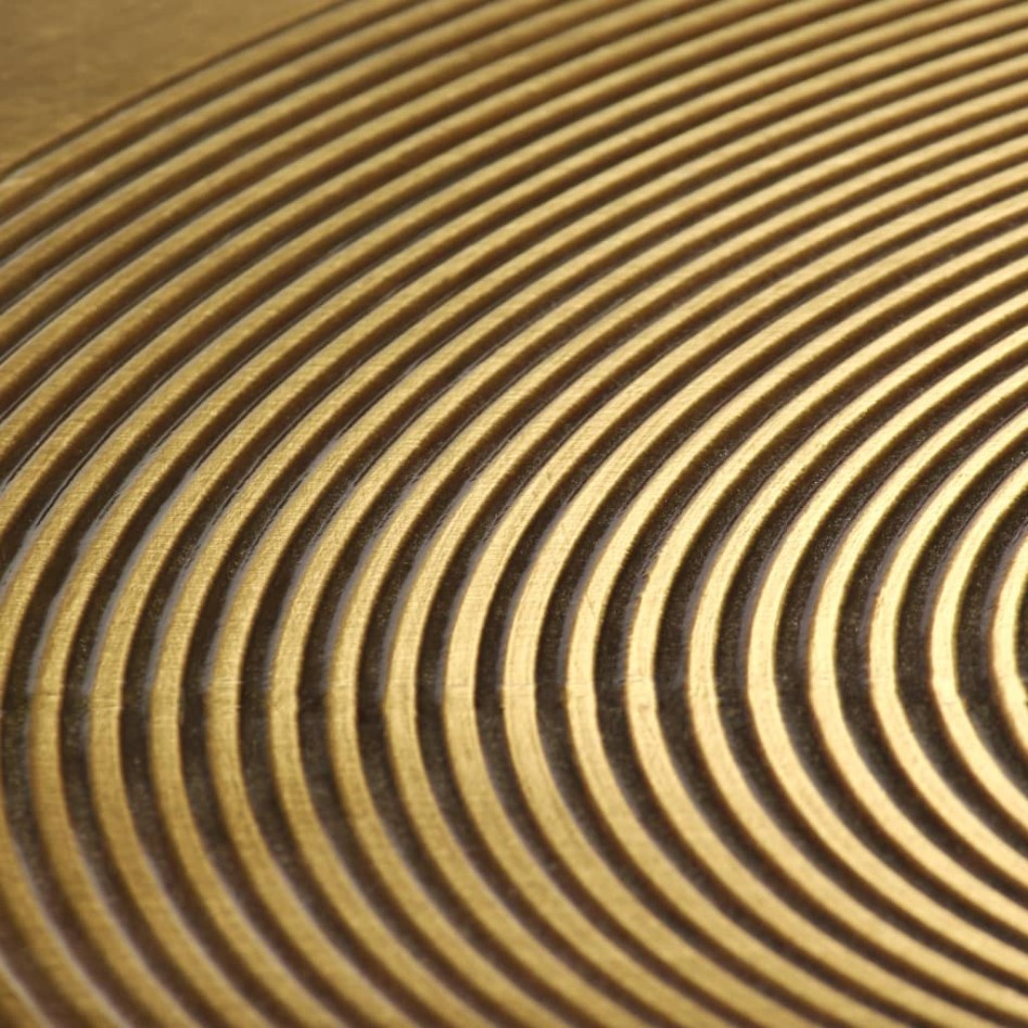 Juego de mesas con cubierta de latón MDF 2