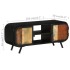Mueble para la TV madera maciza reciclada 110x30x45