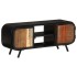 Mueble para la TV madera maciza reciclada 110x30x45