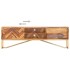 Mueble para TV madera maciza de sheesham 140x30x45