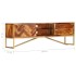 Mueble para TV madera maciza de sheesham 140x30x45