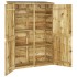 Cobertizo de herramientas madera pino impregnada 123x45x171