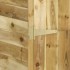 Cobertizo de herramientas madera pino impregnada 123x45x171