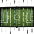 Futbolín de acero 60 kg 140x74,5x87,5 cm
