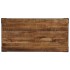 Mesa de comedor madera maciza de mango rugosa y acero 120
