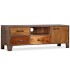 Mueble para TV de madera maciza vintage 118x30x40