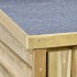 Caseta herramientas jardín madera pino impregnada 123x50x171