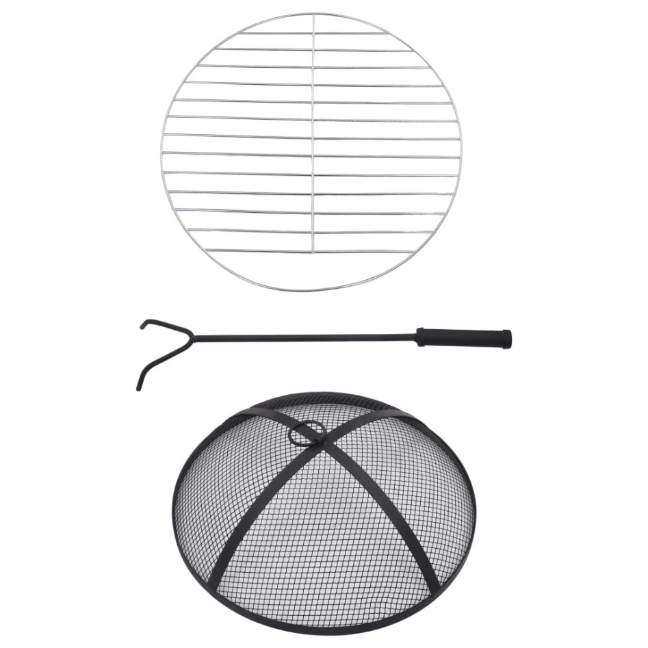 Mesita con brasero de mosaico cerámica terracota 68