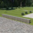 Muro de gaviones cubiertas acero galvanizado 600x30x50 cm