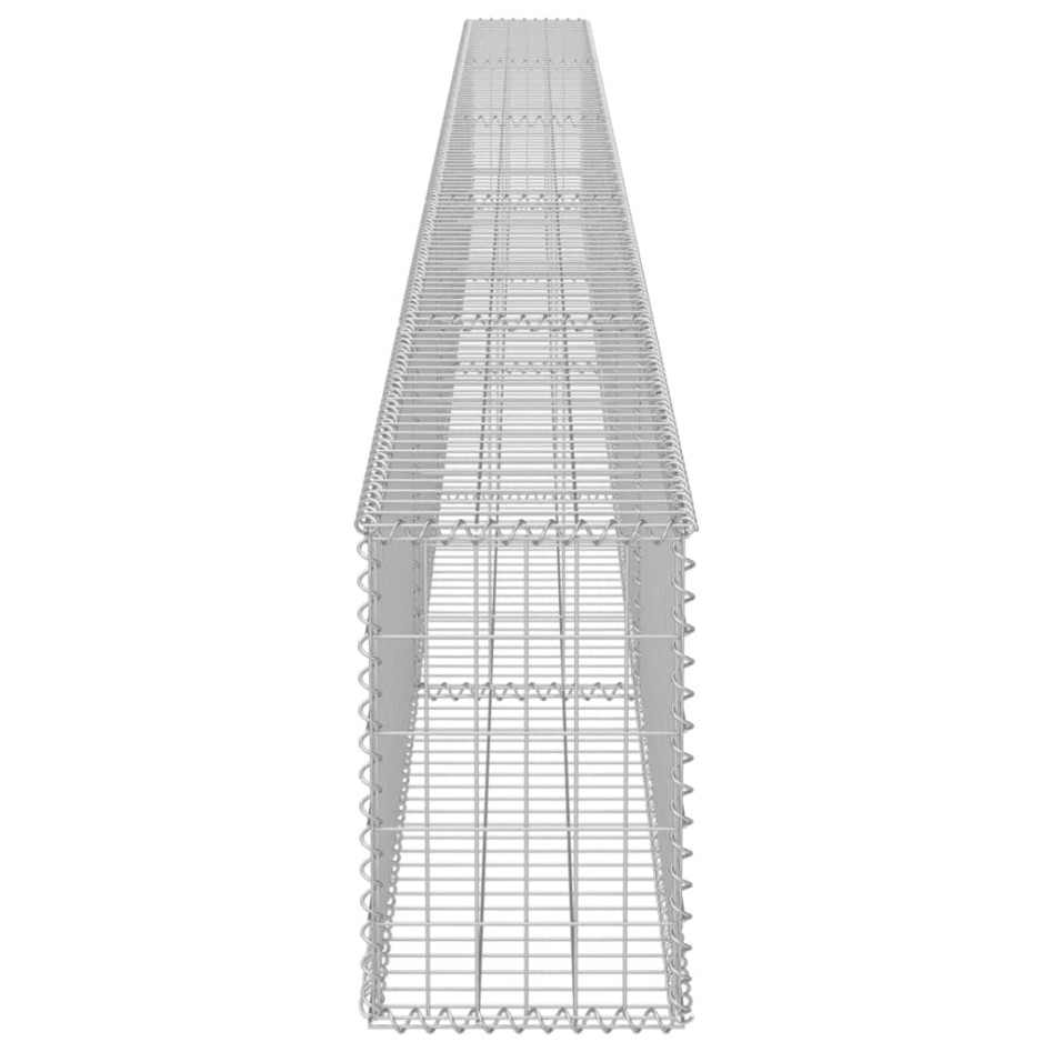 Muro de gaviones cubiertas acero galvanizado 600x30x50