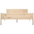 Estructura de cama de madera de pino maciza 160x200