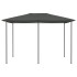 Cenador gris antracita 3x4x2,6 m 160