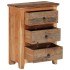 Armario auxiliar de madera maciza de acacia 55x33x75