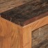 Armario auxiliar de madera maciza de acacia 55x33x75