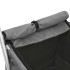 Cochecito para perros plegable tela lino gris 100x49x96