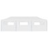 Carpa de fiestas pop-up plegable con 8 paredes blanco 3x9