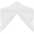 Carpa de fiestas pop-up plegable con 8 paredes blanco 3x9