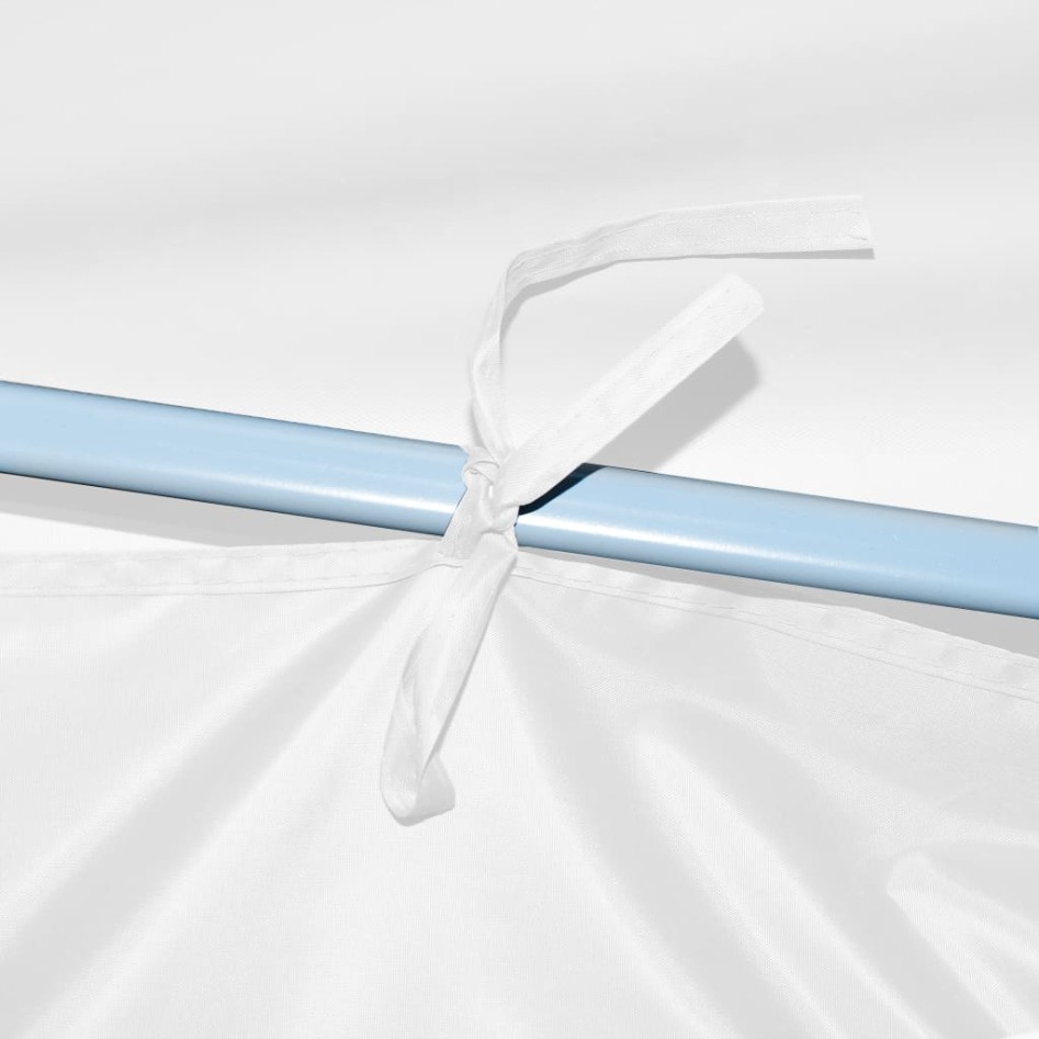 Carpa de fiestas pop-up plegable con 8 paredes blanco 3x9