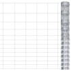 Valla de jardín de acero galvanizado plateado 50x1,5 m