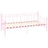Estructura de cama de metal rosa 90x200