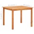 Mesa de jardín madera maciza de acacia 88x88x74