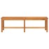 Banco de jardín madera maciza de acacia 150x35x45