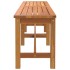 Banco de jardín madera maciza de acacia 150x35x45