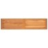 Banco de jardín madera maciza de acacia 150x35x45
