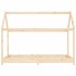 Estructura de cama infantil de madera maciza de pino 80x160
