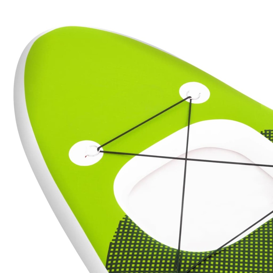 Set de tabla de paddle surf hinchable verde 360x81x10