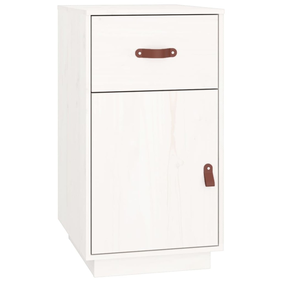 Armario de escritorio madera maciza de pino blanco 40x50x75