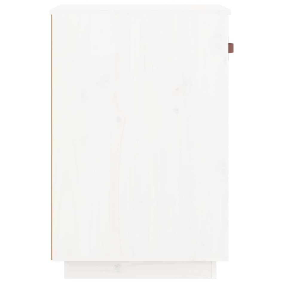 Armario de escritorio madera maciza de pino blanco 40x50x75