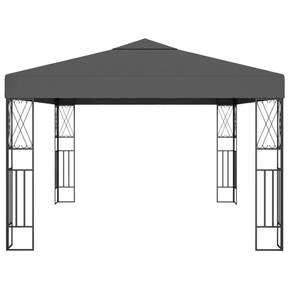 Cenador tela gris antracita 3x4