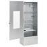 Horno ahumador astillas madera acero galvanizado 44,5x29x110