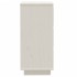 Aparador 2 uds madera maciza de pino blanco 32x34x75
